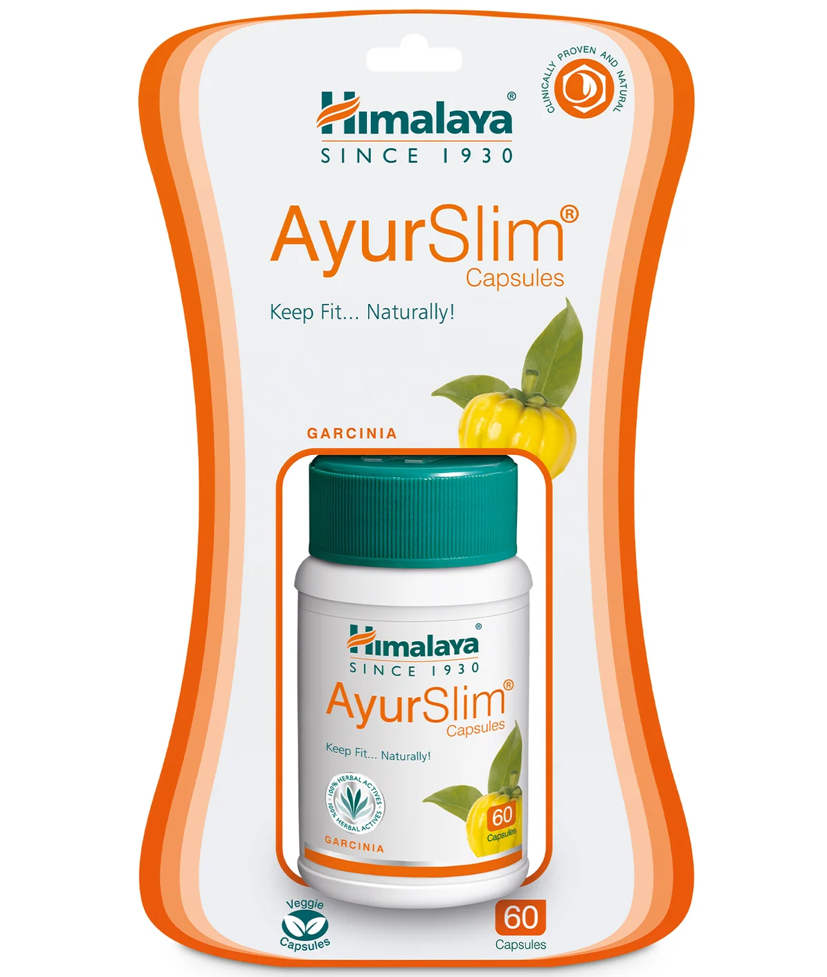 Аюрслим для похудения (Ayurslim Himalaya) AyurSlim для похудения улучшает обмен веществ детокс расщепляет жиры 60 капс.