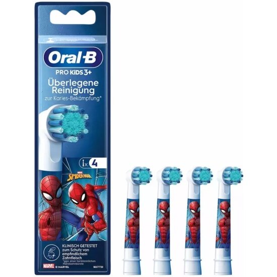 Насадки для электрической зубной щетки Oral-b Kids EB10 Marvel Spiderman 4 шт