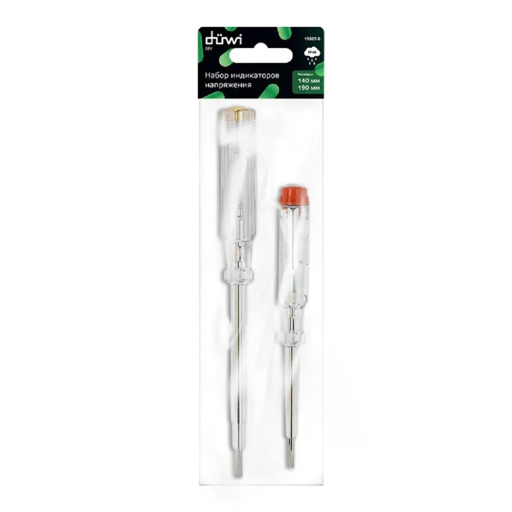 фото Набор индикаторных отверток-пробников Duwi 193258, 2 шт