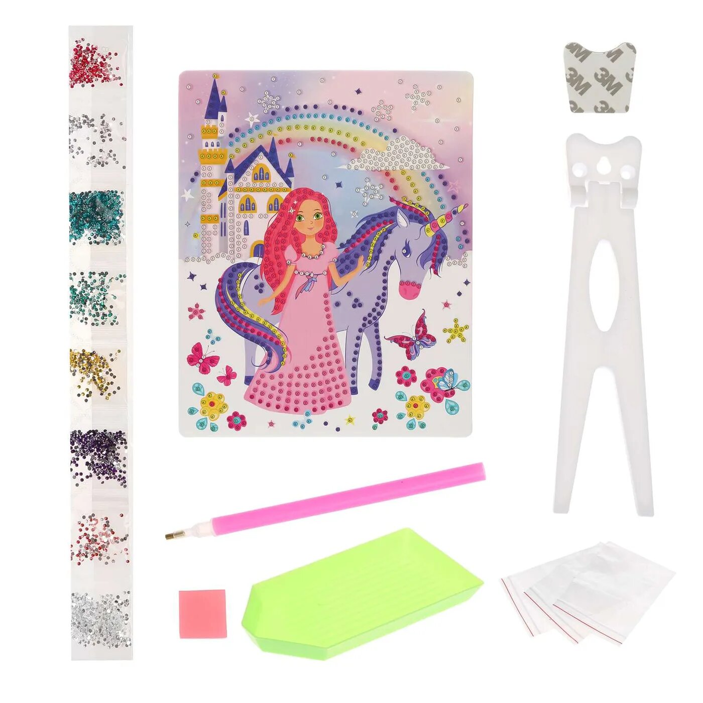 Алмазная мозаика Color Puppy Принцесса с единорогом