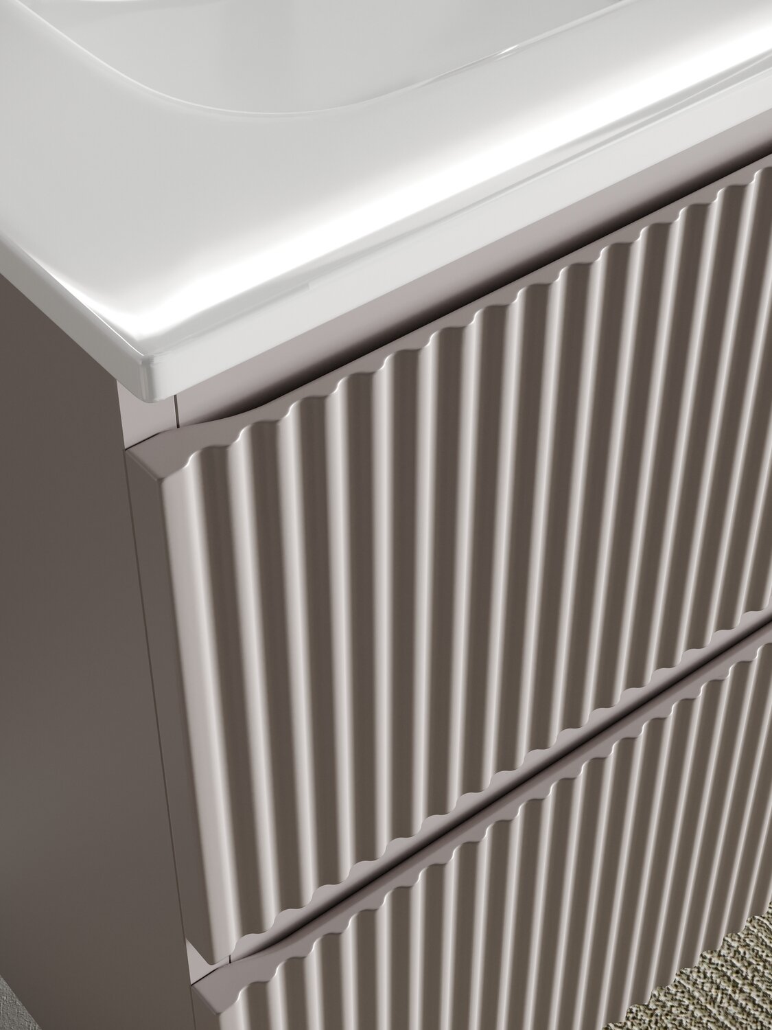 Тумба под раковину Sancos Snob R 80 SNR80SM doha soft - фото №2