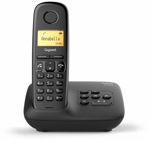 Радиотелефон DECT Gigaset A270A AM RUS Black (S30852-H2832-S301)