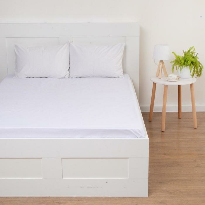 фото Простыня 2 сп., 180х214 см, бязь отбеленная