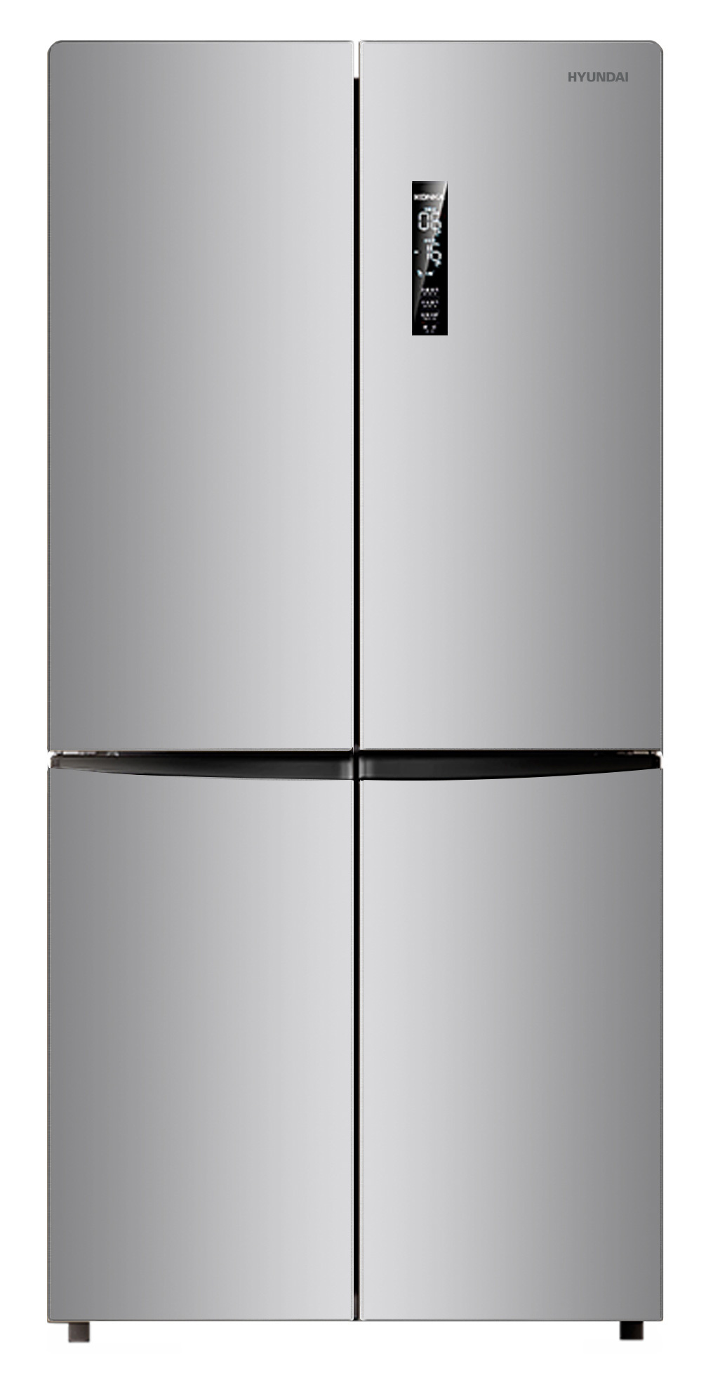 Холодильник Hyundai CM5084FIX 3-хкамерн. нержавеющая сталь (трехкамерный)