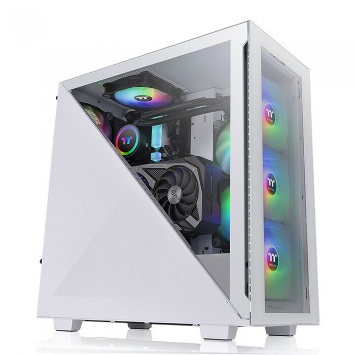 Корпус ATX THERMALTAKE Divider 300 TG ARGB, белый