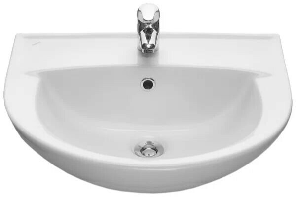 Раковина для ванной Santeri Виктория 55.5см с обрамлением перелива (1.3111.6.S00.11B.0)