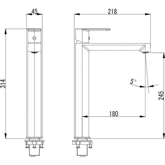 Смеситель для раковины AQUAme - фото №2