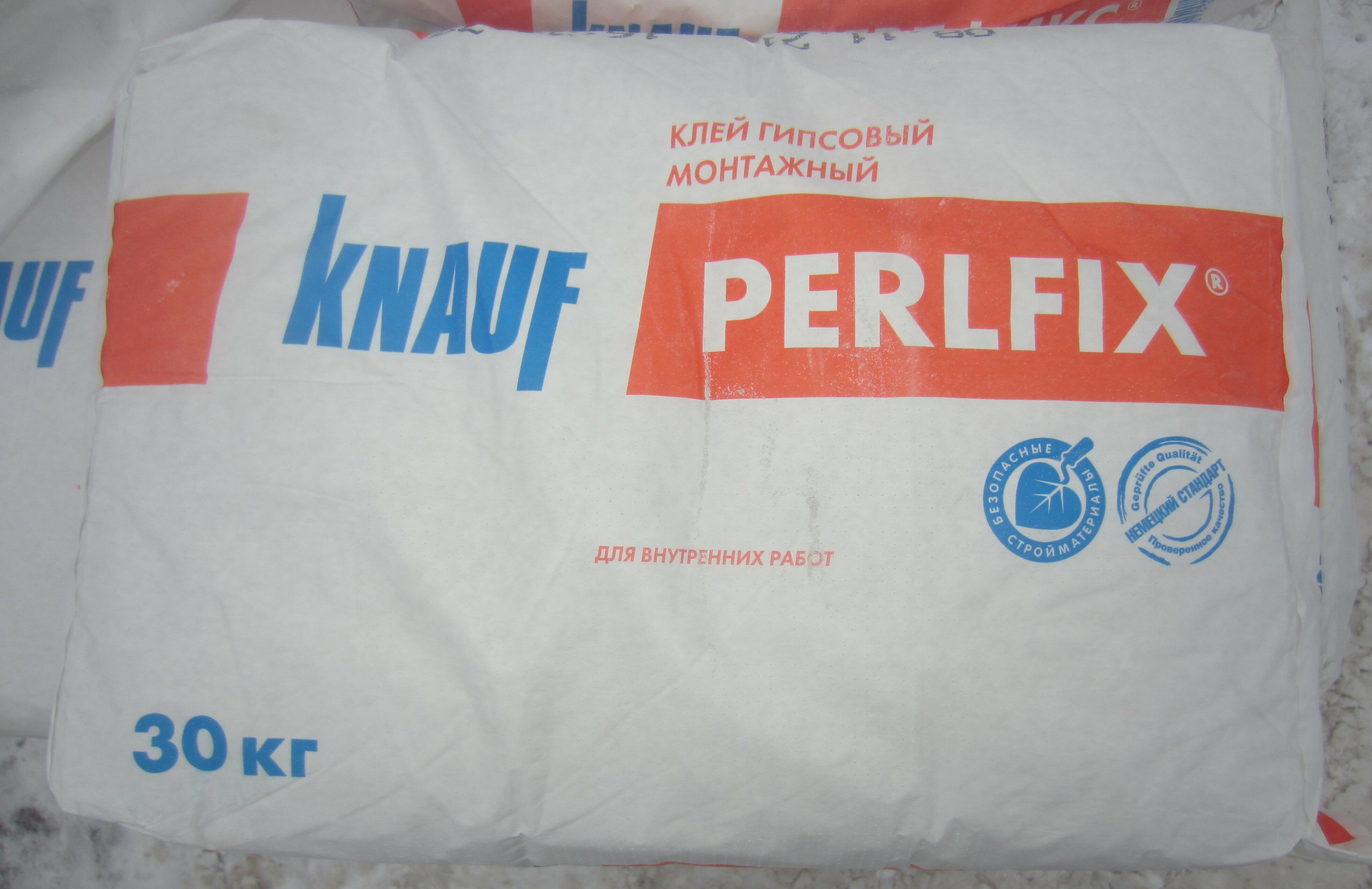 Строительная смесь KNAUF Perlfix серый 26.25 л 30 кг мешок