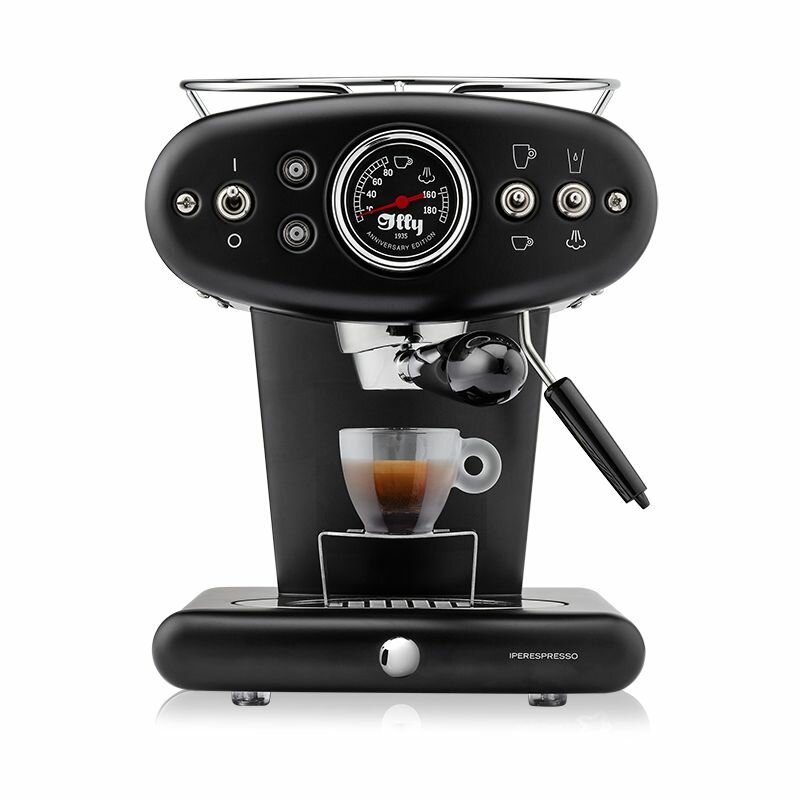 Капсульная кофемашина illy X1 Iperespresso Anniversary 1935 (Black) - фотография № 1