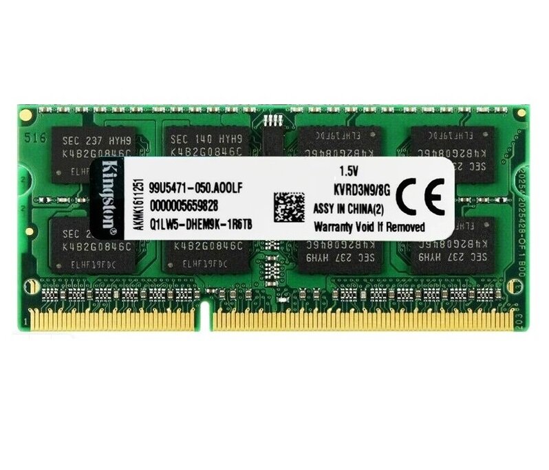 Оперативная память Kingston KVR1333D3S9/4G DDR3L 4 ГБ 1333 МГц