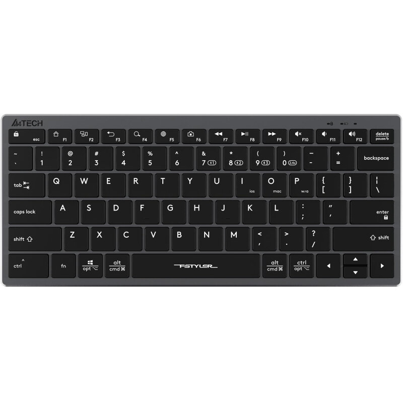 Клавиатура A4Tech Fstyler FBX51C серый USB/BT (FBX51C GREY) 1777599