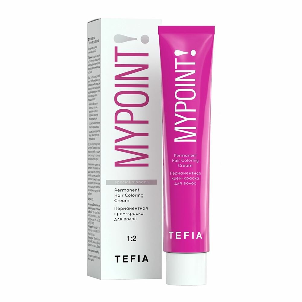 Краска для волос Tefia Color Creats Mypoint! Permanent Hair Coloring Cream Special Blondes Перманентная крем-краска для волос. Специальные блондины 100