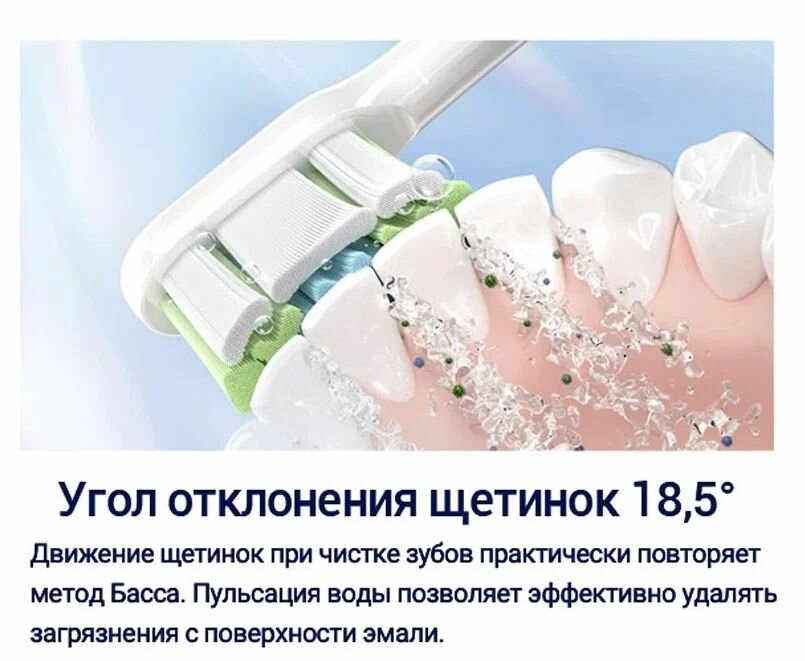 Электрическая зубная щетка Soocas X3U (в подарочной упаковке) + 2 насадки (White)