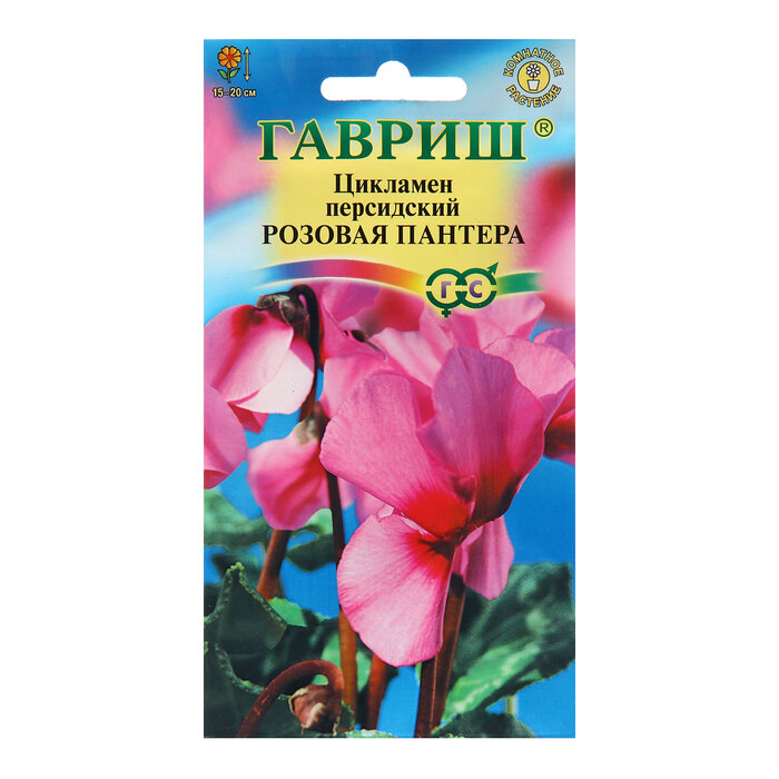 Семена цветов Цикламен Розовая пантера персидский 3 шт 2 шт