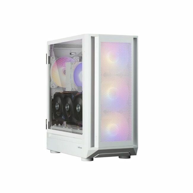 Корпус Zalman i6, EATX, WHITE, FRONT MESH, WINDOW, 2x3.5", 3x2.5", 1xUSB2.0, 1xUSB3.0, 1xUSB Type C, FRONT 3x140mm RGB LED, REAR 1x140mm RGB LED