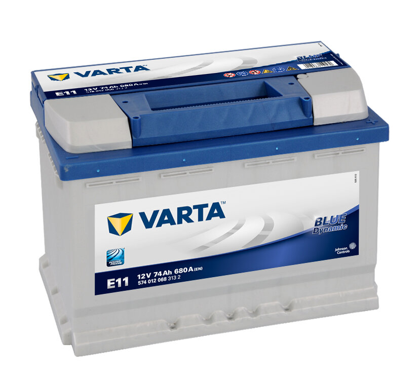 Аккумулятор для спецтехники VARTA Blue Dynamic E11 (574 012 068) 278x175x190