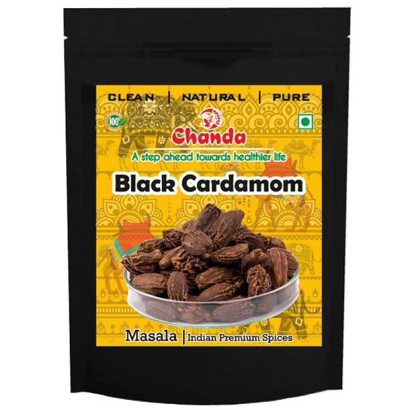 Кардамон чёрный крупный марки Чанда (Black Cardamon Chanda), 50 грамм