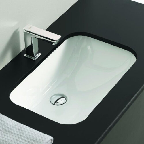 Artceram WASHBASINS NETTUNO Раковина встраиваемая снизу 56Х38 см, без отв под смеситель, без крепежа ACA001, цвет белый.