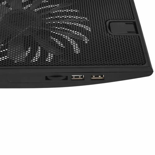 Подставка для ноутбука Digma 17"290x270x25мм 2xUSB 2x 160ммFAN 700г черный - фото №5