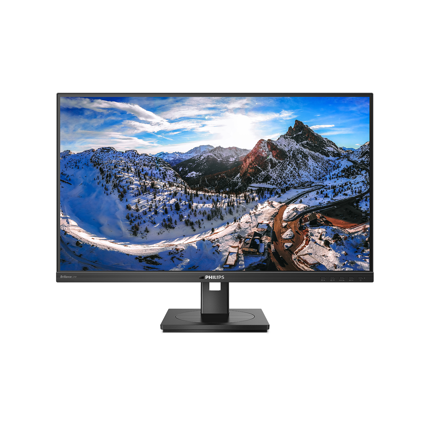 Монитор Philips LCD 27 16:9 3840x2160(UHD 4K) IPS, nonGLARE, 350cd/m2, H178/V178, 1000:1, 50M:1, 1,07 миллиардов цветов, 4ms, VGA, 2xHDMI, DP, USB