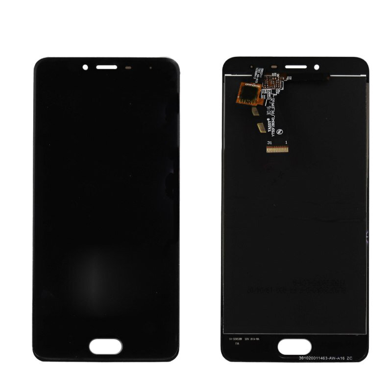 Дисплей (экран) в сборе с тачскрином для Meizu m3s, m3s mini черный (Premium LCD) / 1280x720