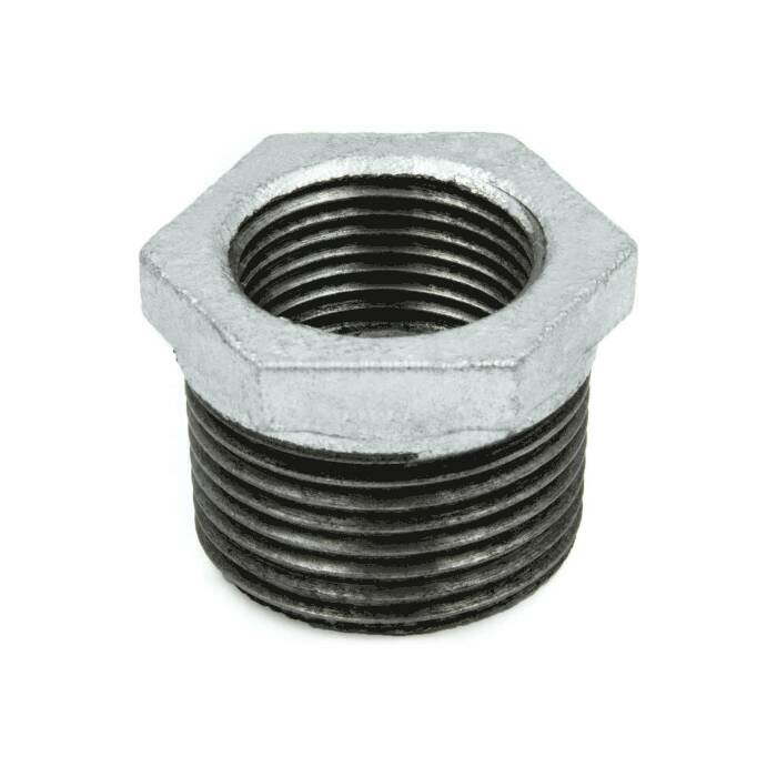 Футорка чуг оц Ду40х15 (1 1/2"х1/2") р/м, FITTEX PLUS 127-3686 (1 шт.)