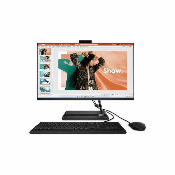 Моноблок Lenovo IdeaCentre AIO 3 27IAP7 27"(1920x1080 IPS)/Intel Core i7 13620H(Ghz)/16384Mb/512SSDGb/noDVD/Int: Intel UHD Graphics/Cam/BT/WiFi/war 1y/8.82kg/black/noOS + RU kbd mouse USB