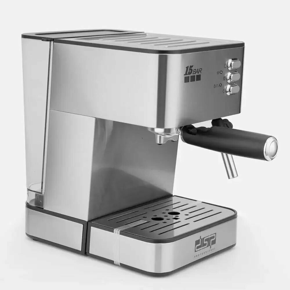 Автоматическая кофемашина DSP, Универсальная кофемашина с капучинатором 850W - фотография № 4