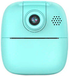 Детская камера Kid Joy Print Cam 2'' HD экран, 1 линза, угол обзора 180 градусов (P18) - бирюзовая