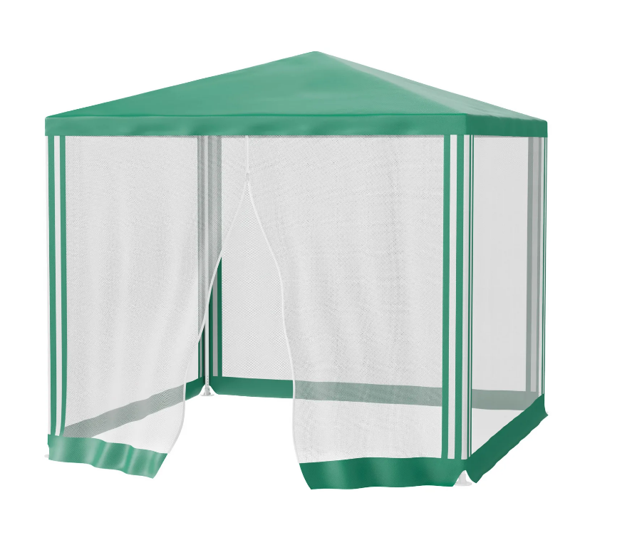 фото Тент садовый с москитной сеткой, 2.5 х 2.5/2.4, Camping Palisad