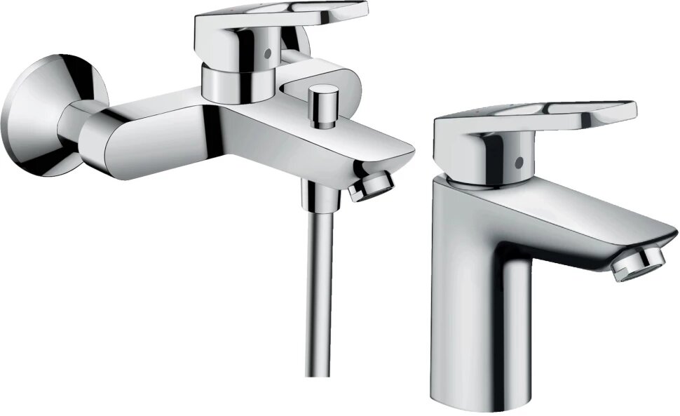 Комплект смесителей Hansgrohe Logis Loop 71244000 + 71151000