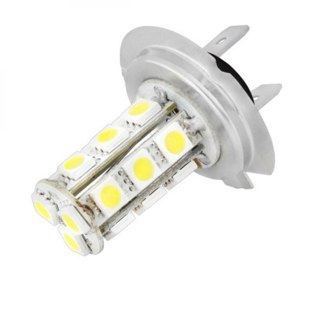 Лампа светодиодная H7 12V 18 SMD диодов 1-контактная белая SKYWAY (SH7-18SMD-5050 W)