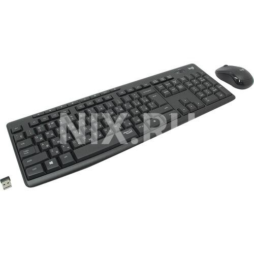 Комплект клавиатура + мышь Logitech Silent Wireless Combo MK295