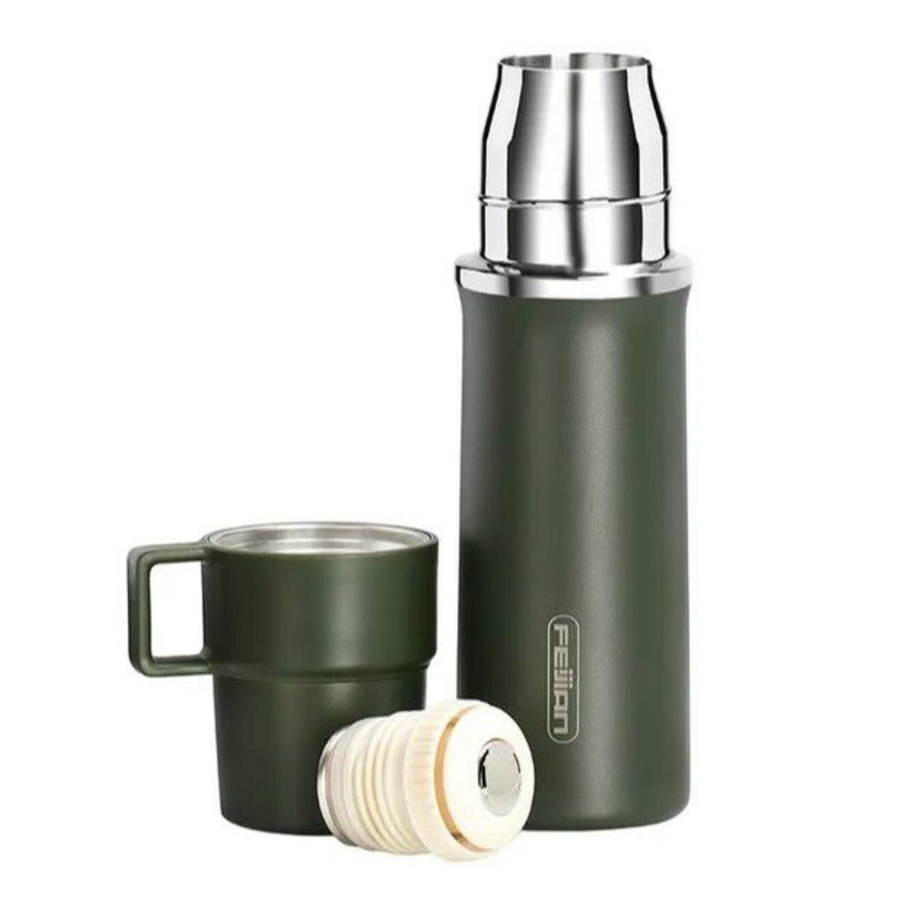 фото Дорожный термос 850 мл FJbottle KJ-TK850 тёмно-зеленый