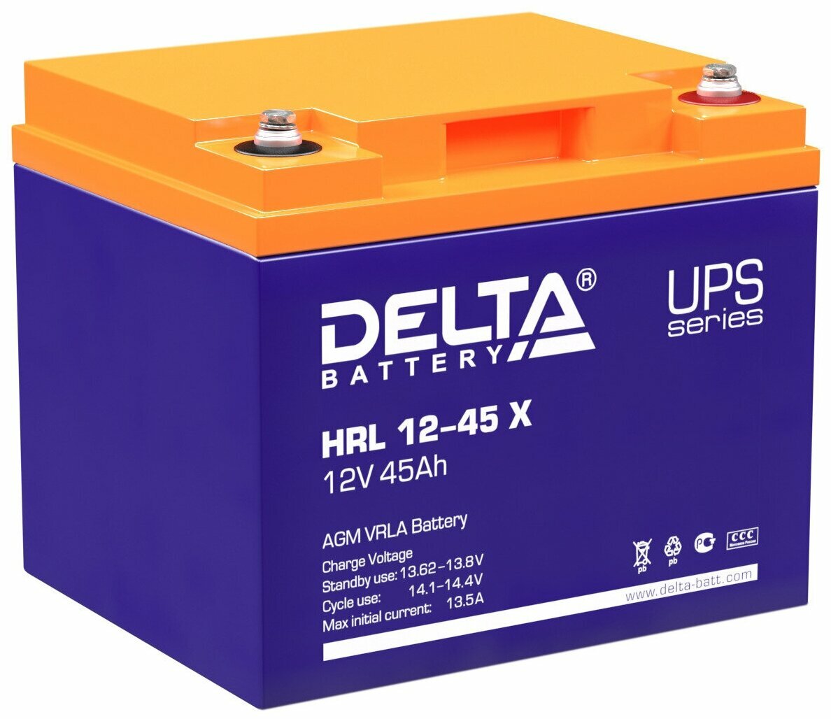 Батарея ИБП Delta HRL 12-45 X