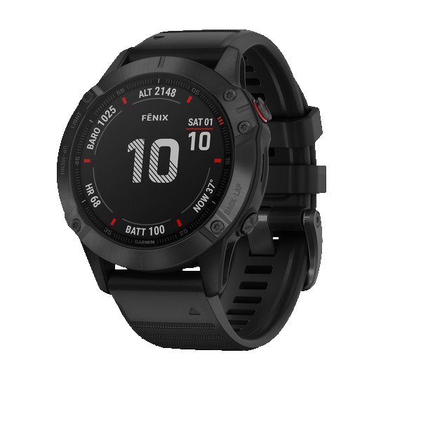 Умные часы Garmin Fenix 6 Pro 33 мм GPS, черный