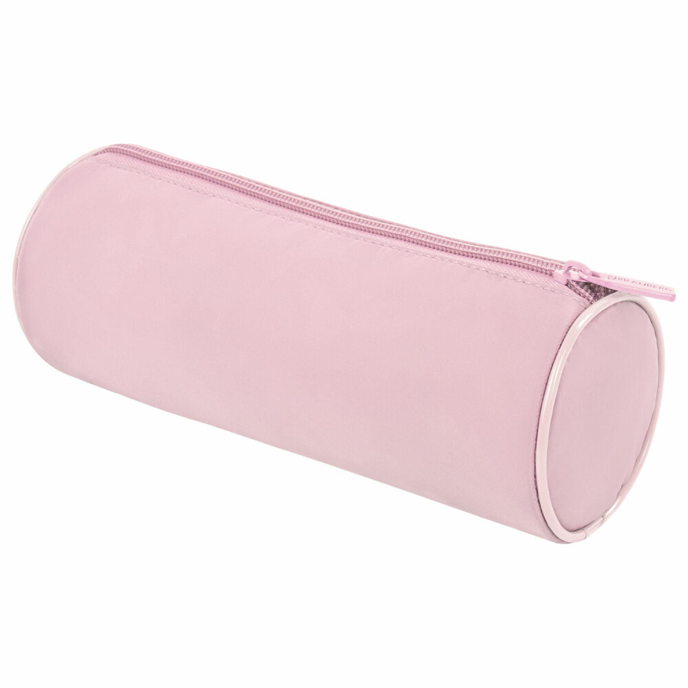 Пенал-тубус BRAUBERG, с эффектом Soft Touch, мягкий, пастельно-розовый, 22х8 см, 272299 упаковка 2 шт.
