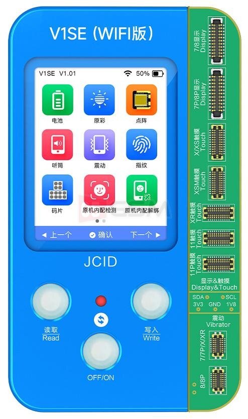 Программатор JCID V1SE (Wi-Fi version, толкько Host) + плата TrueTone iPhone 7-11 Pro Max