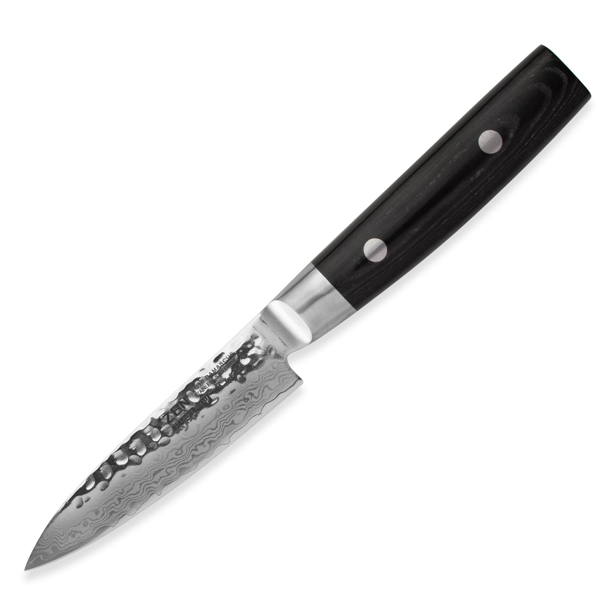 Нож кухонный для чистки овощей 10 см, «Petty», дамасская сталь YA35503 Zen
