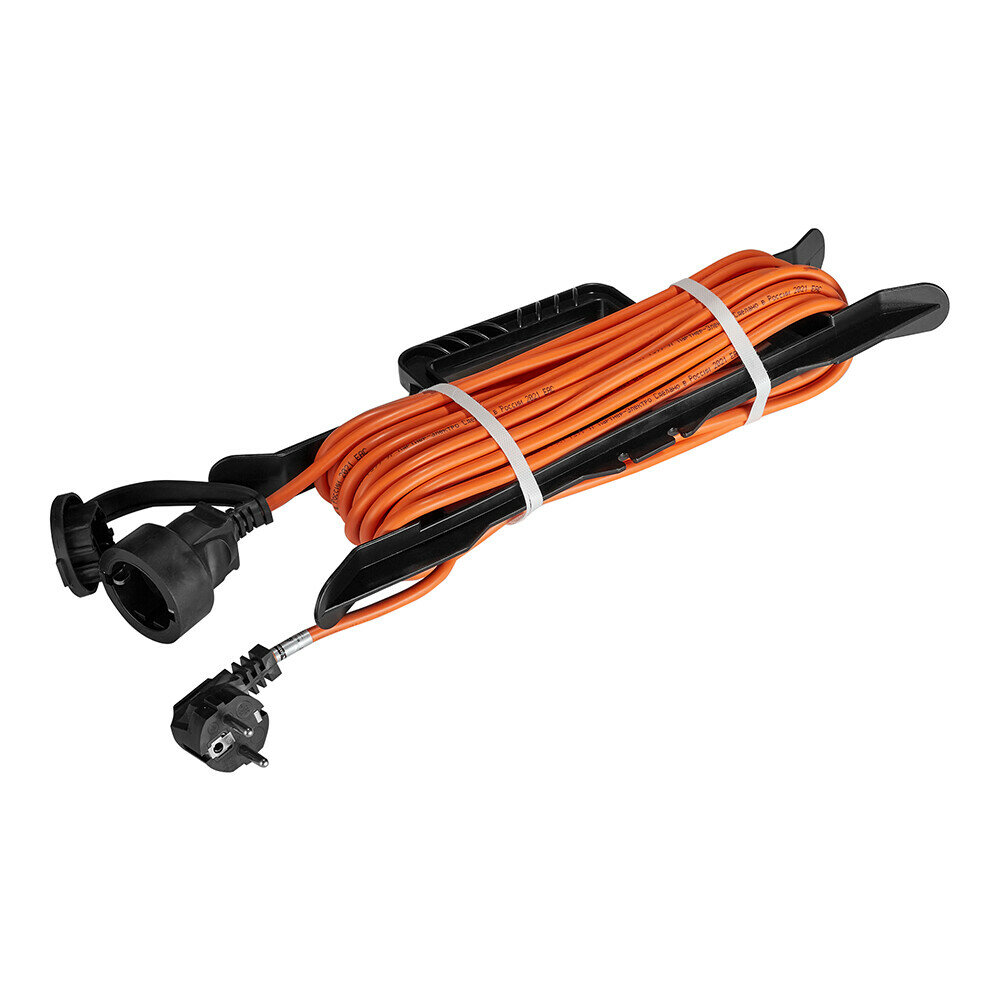 фото Удлинитель Партнер Электро с заземлением 10 м на рамке 2,5 кВт 1 розетка ПВС 3х1 мм2 IP44