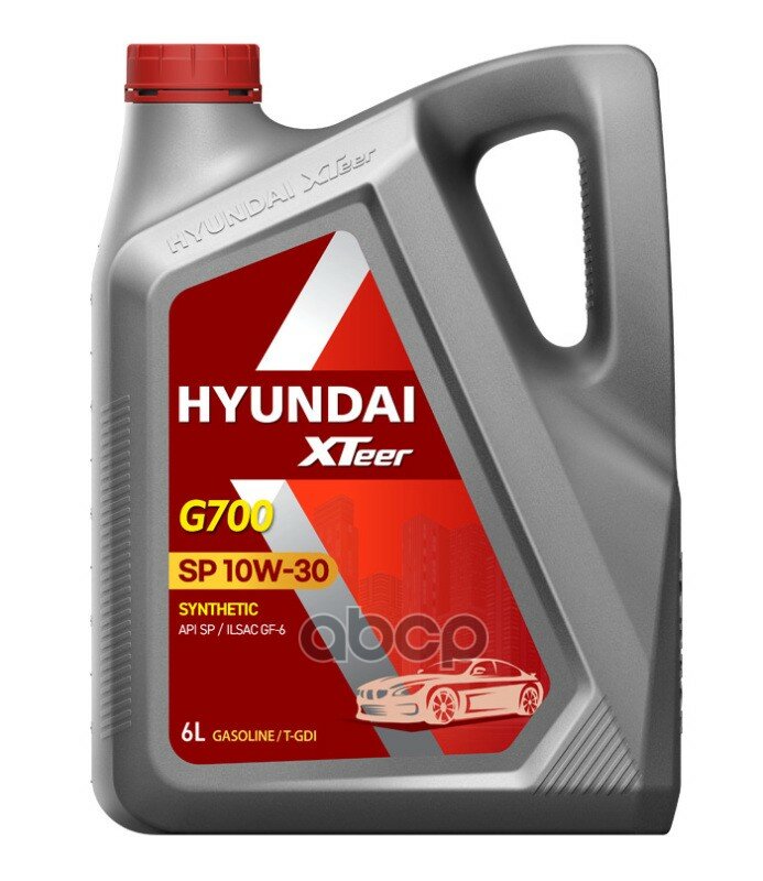 HYUNDAI XTeer Масло Моторное Xteer Gasoline G700 10W30 (6L)