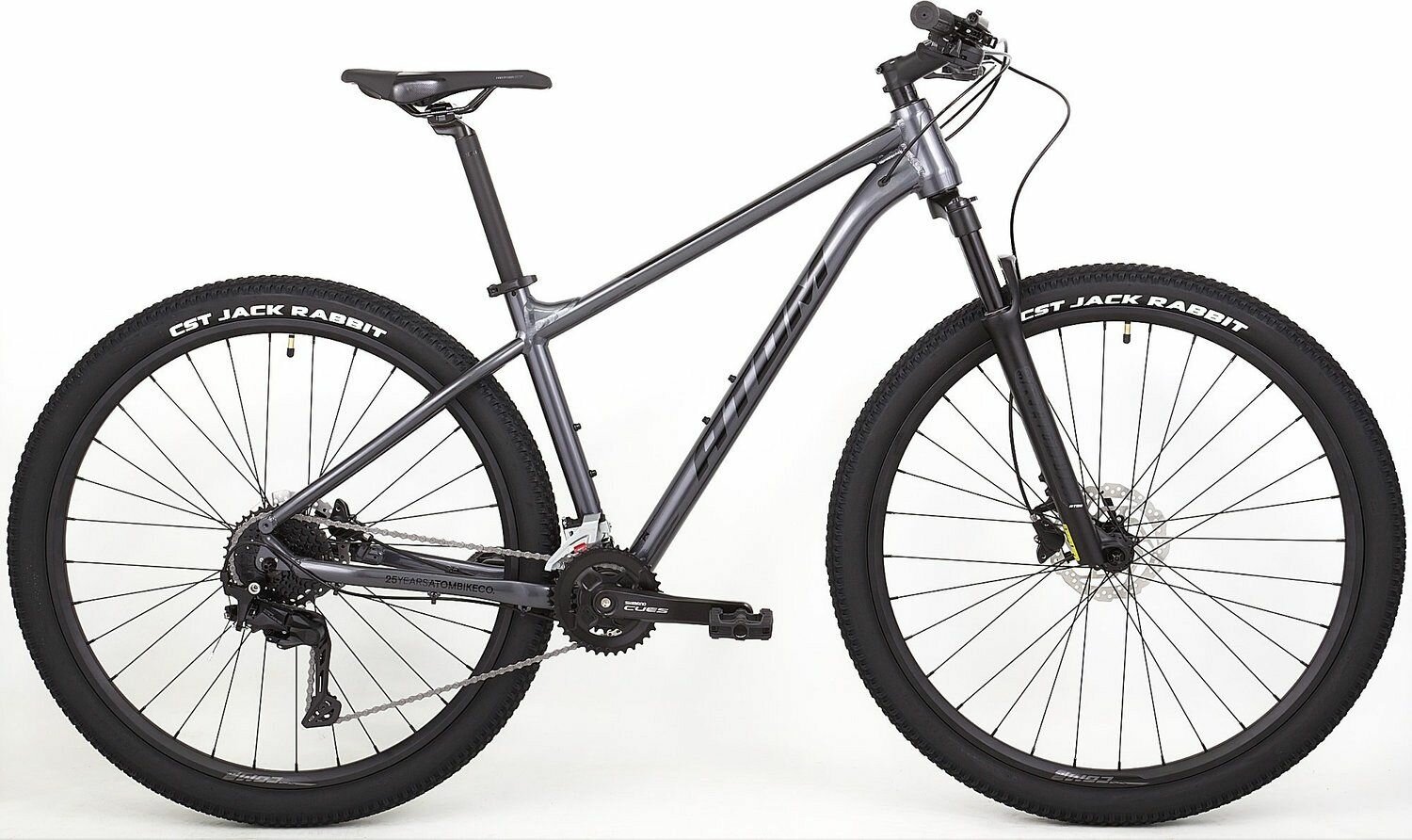 Велосипед Atom Bion Nine 50 (2024) (Велосипед ATOM BION NINE 50 Рама: M(17") 29" Темно-серебристый, 59412)