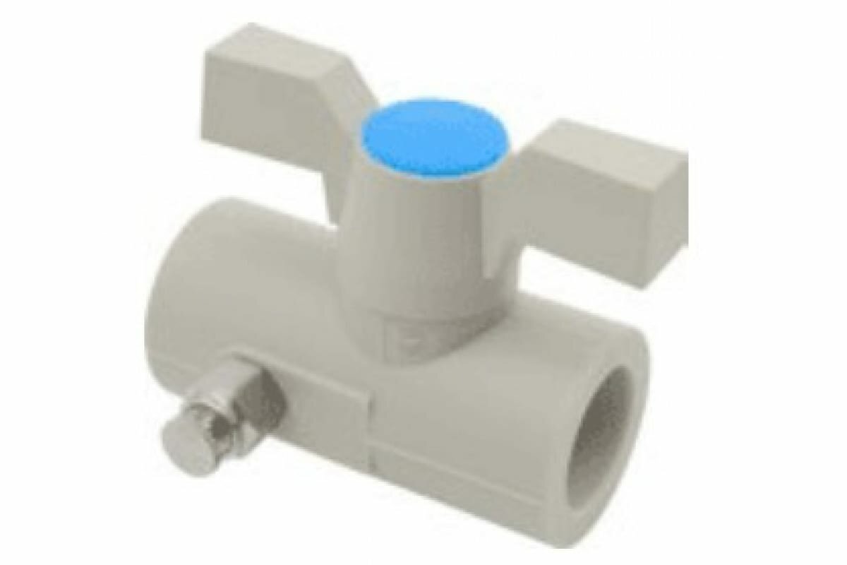 фото FV-PLAST Вентиль шаровой пластиковый с выпускным клапаном 32 30 2 302032