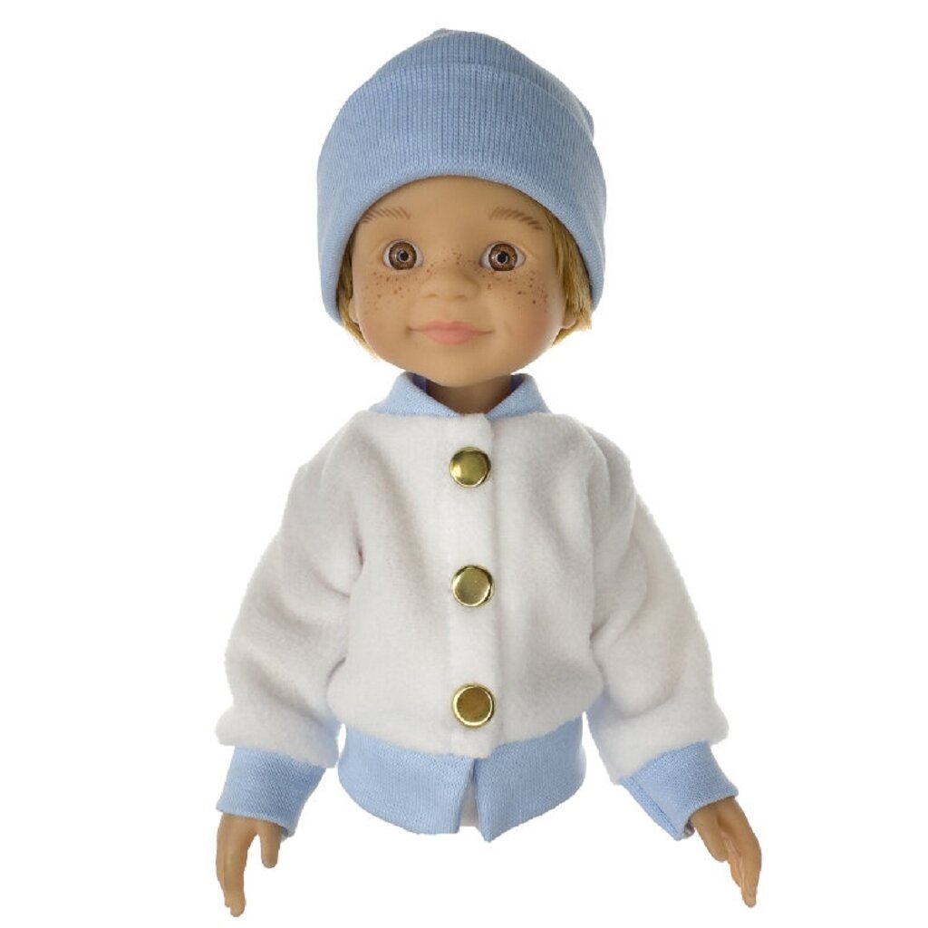 Курточка и голубая шапка для кукол Paola Reina 32 см (969)