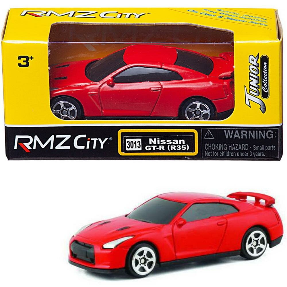 Машина металлическая Nissan GTR (R35), красный матовый цвет