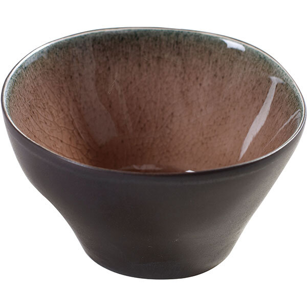 Салатник «Пьюр»; керамика; D=7.5, H=4.5см; коричневый