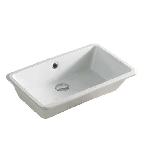 Artceram WASHBASINS GEA Раковина встраиваемая снизу 53х34.5 см, без отв под смеситель,без крепежа ACA001, цвет белый.