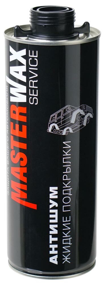 Антишум жидкие подкрылки MasterWax Service BP4790 евробаллон 1 л MASTERWAX MW011201 | цена за 1 шт