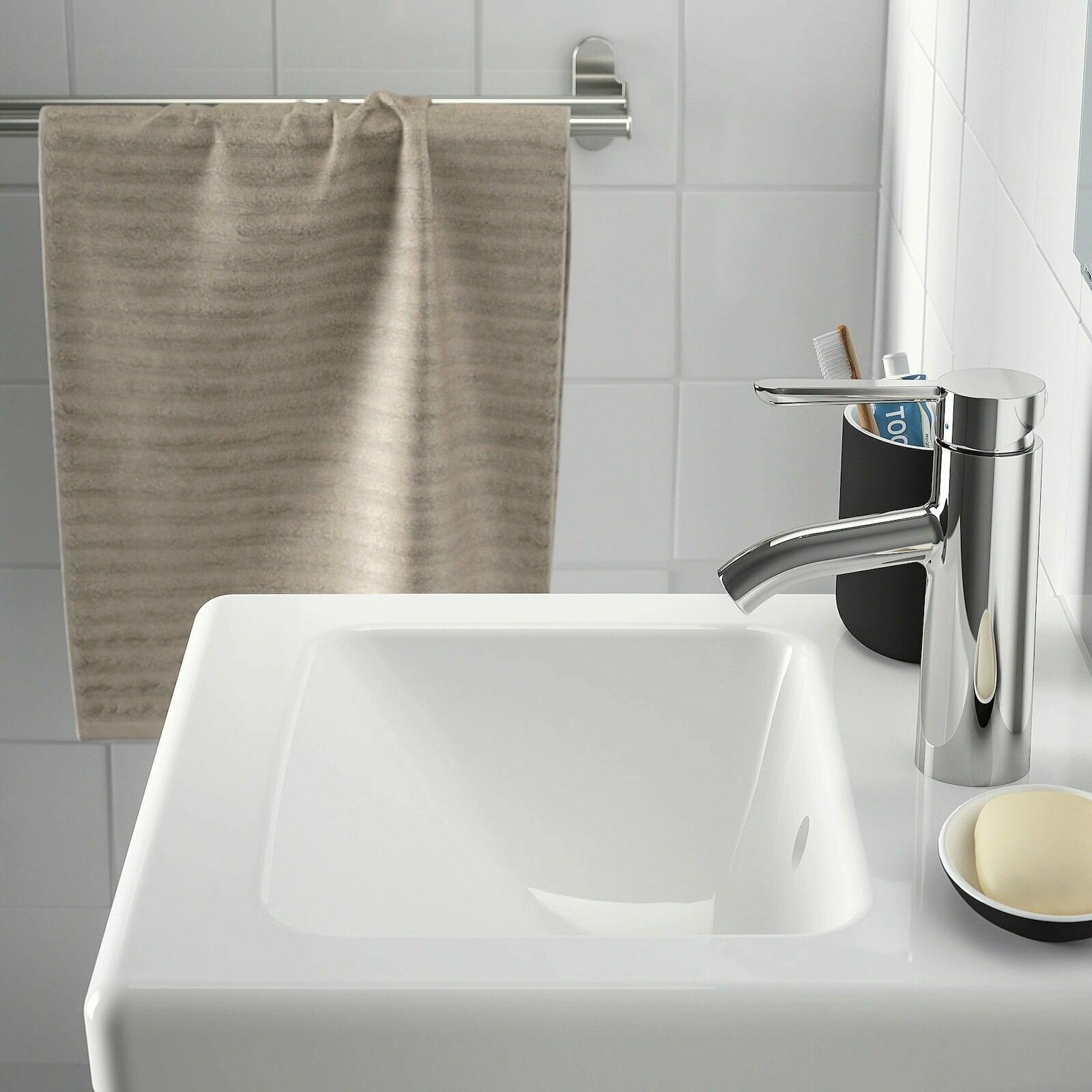 Раковина для ванной комнаты IKEA твэллен, 44 см - фотография № 1