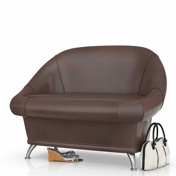 фото Диван 6-5154 Орион, тёмно-коричневая искусственная кожа (тёмно-коричневый БАШ)